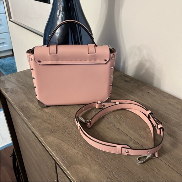 Like New | Michael Kors Pink Silver Studded Women's Bag - Picture 2 of 4